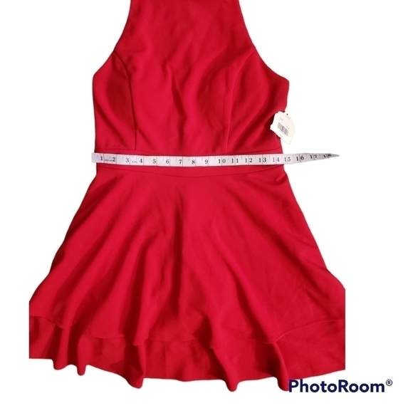 NWT Altar'd State Red Sequins Lace Tired Dress Size XL - Picture 5 of 6